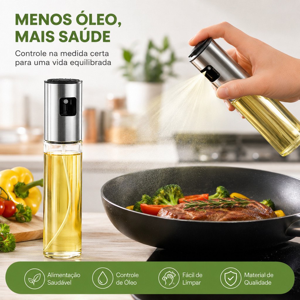 1/2/3 Peças Borrifador Azeite Pulverizador Premium Culinário Adequado Para Cozinhas 100ml Pr...