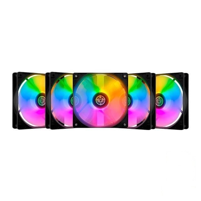 ➡️ 5X KIT VENTOINHAS TGT STRIKER, RAINBOW, 5X120MM, TGT-STK5-BLRBW