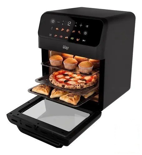 ⚠️ Air Fryer Oven 11 Litros Wap Waod4 Grey Stone Painel Digital 11 Funções 127V