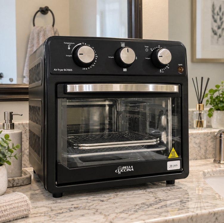 Air Fryer Oven Britânia 12L Bella Cuccina 1500W BCFR05 110V