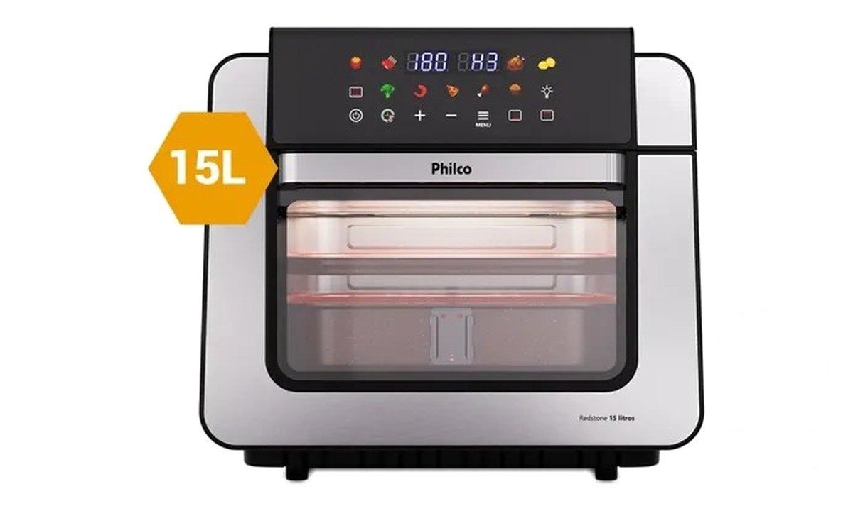 ➡️ Air Fryer Oven Philco Paf15b 15l Dupla Resistência 1800w