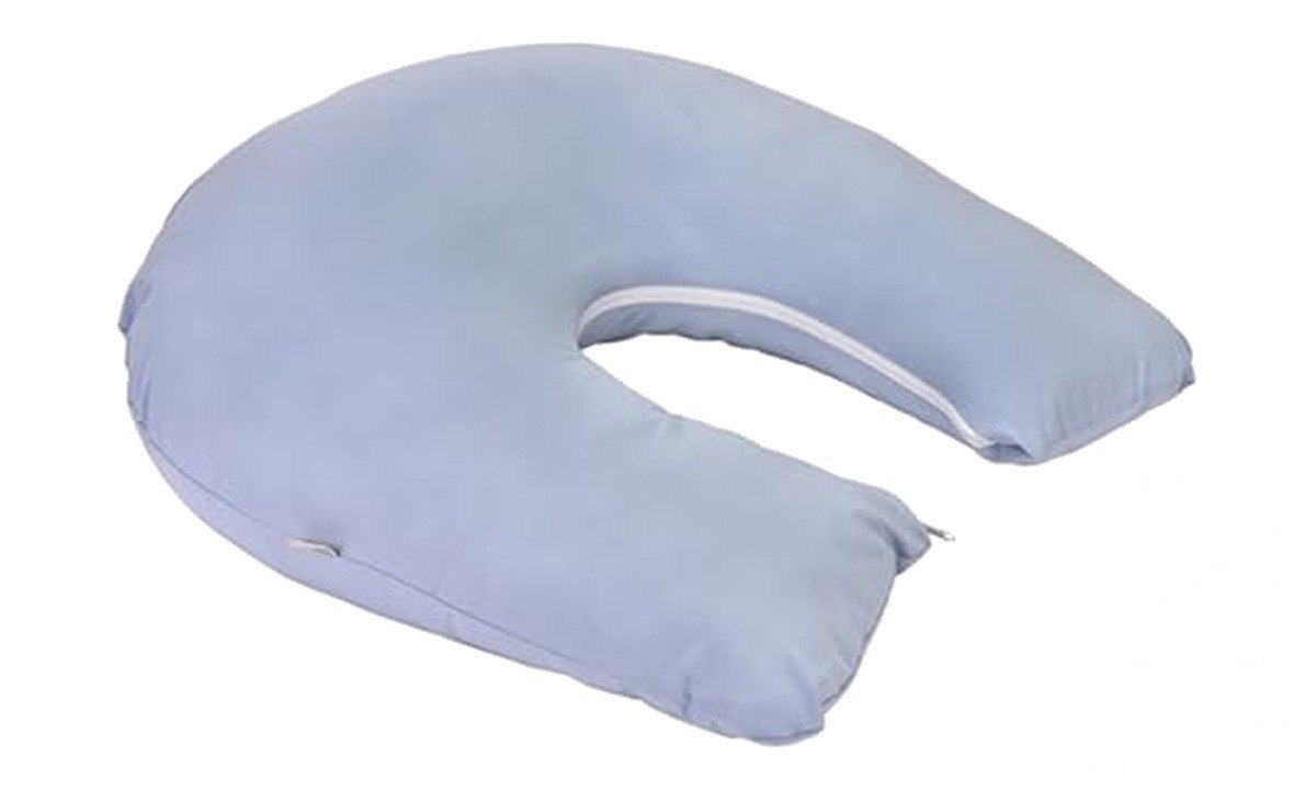 ➡️ Almofada de Amamentação Minasrey Loupiot Cores 100% Algodão com Zíper (Azul Vintage)
