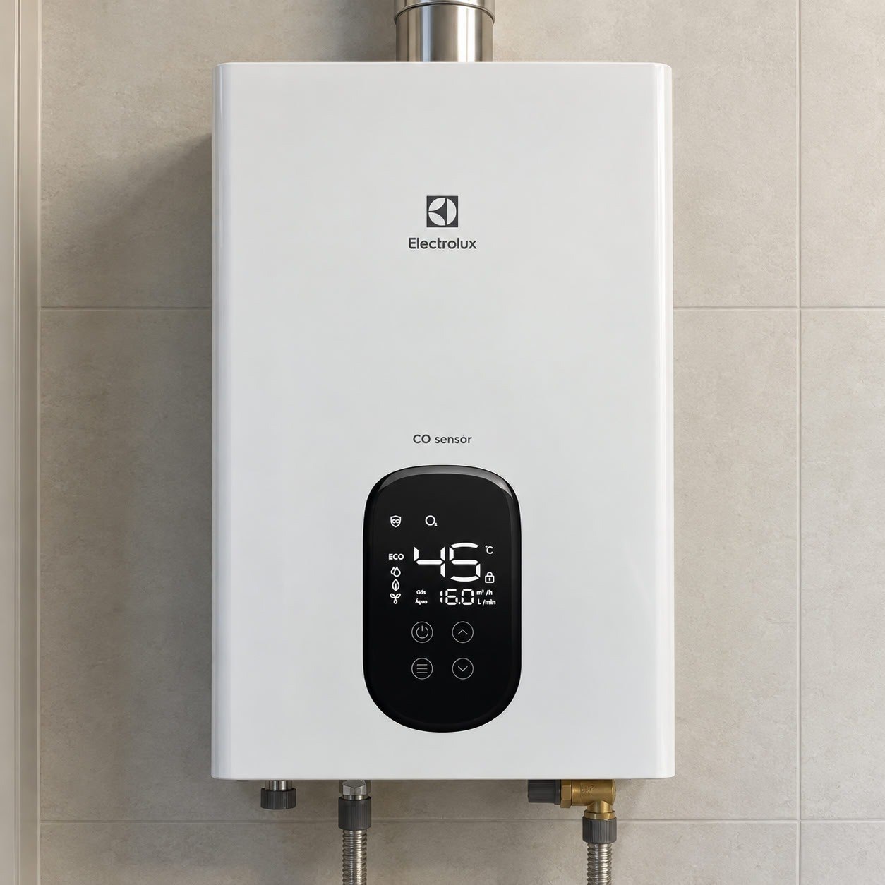 Aquecedor De Água A Gás Electrolux Exaustão 16l H16bn Bivolt