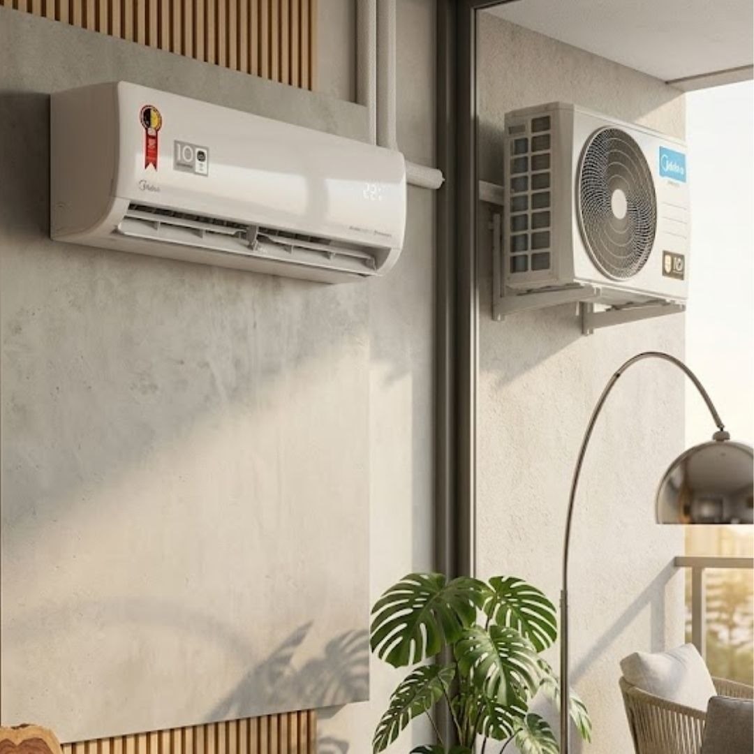 Ar Condicionado Inverter Midea AI Ecomaster 12000 BTUs Quente e Frio WIFI e IA