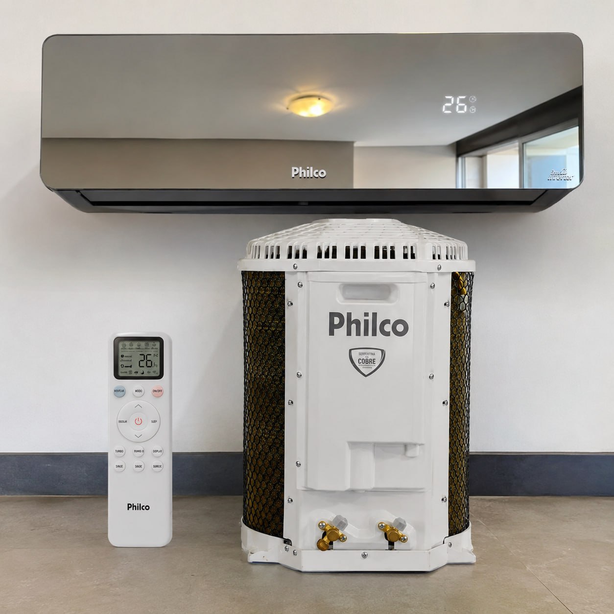 Ar Condicionado Inverter Philco Pac12qg 12k Btus Quente e frio 220V