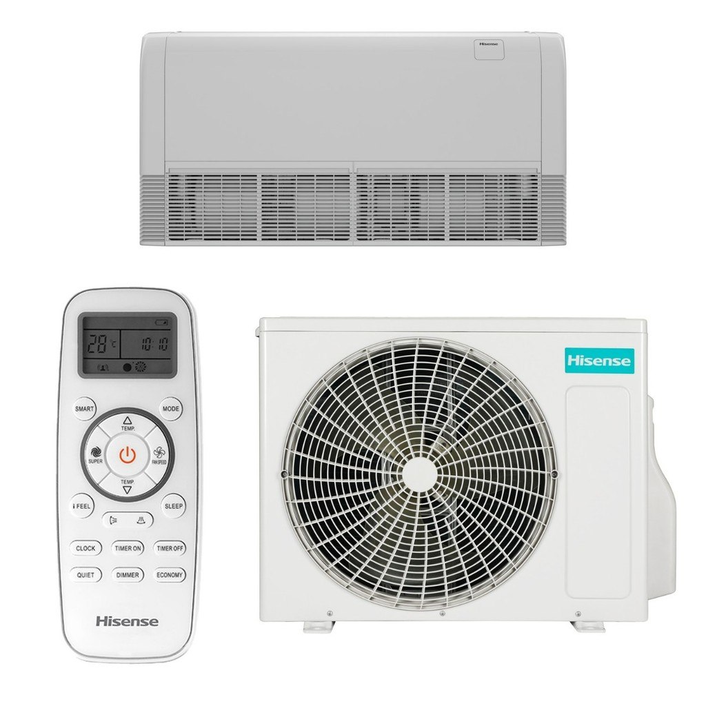 ⚠️ AR CONDICIONADO PISO TETO HISENSE 52000 BTUS FRIO AUV-52TR2RQF3 INVERTER WI-FI 220V
