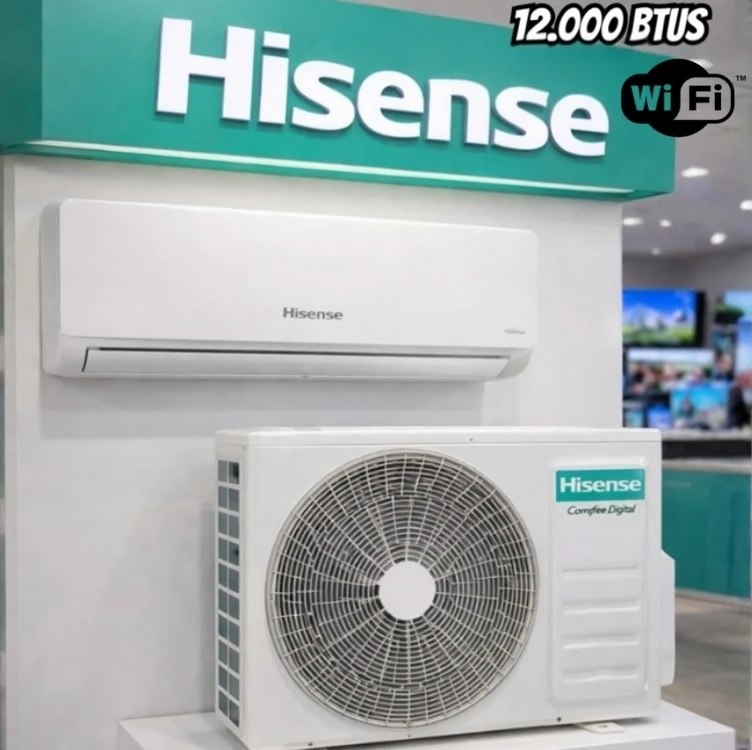 AR CONDICIONADO SPLIT HISENSE 12000BTUS INVERTER WIFI 220V