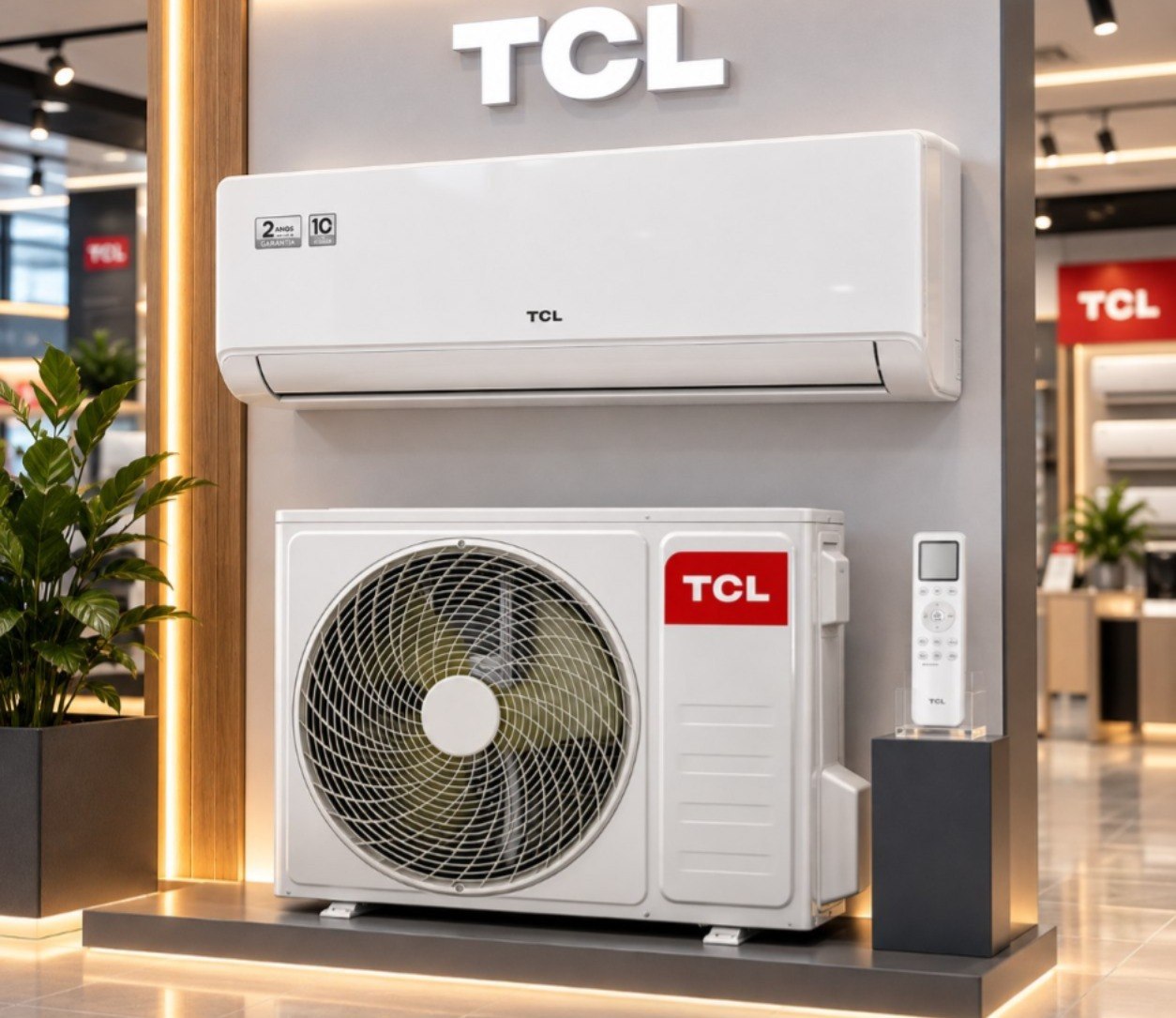 Ar Condicionado Split Inverter Hi Wall TCL T-Pro 2.0 Frio 18000 BTUs