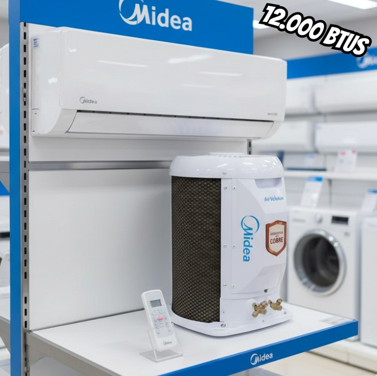 Ar Split Inverter 12000 Midea Airvolution Lite Frio 38TBVCA12M5 42EBVCA12M5
