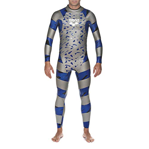➡️ arena Roupa de mergulho masculina SAMS Triathlon de manga comprida de neoprene para nataç...
