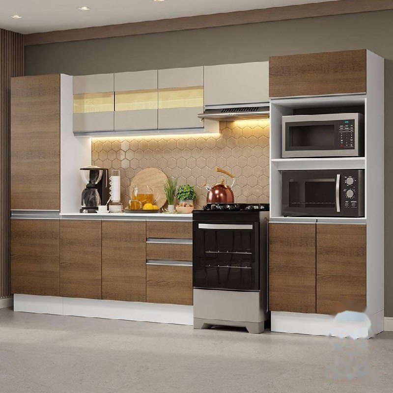 ⚠️ ARMÁRIO DE COZINHA COMPLETA 100% MDF 3 METROS SMART MADESA 03