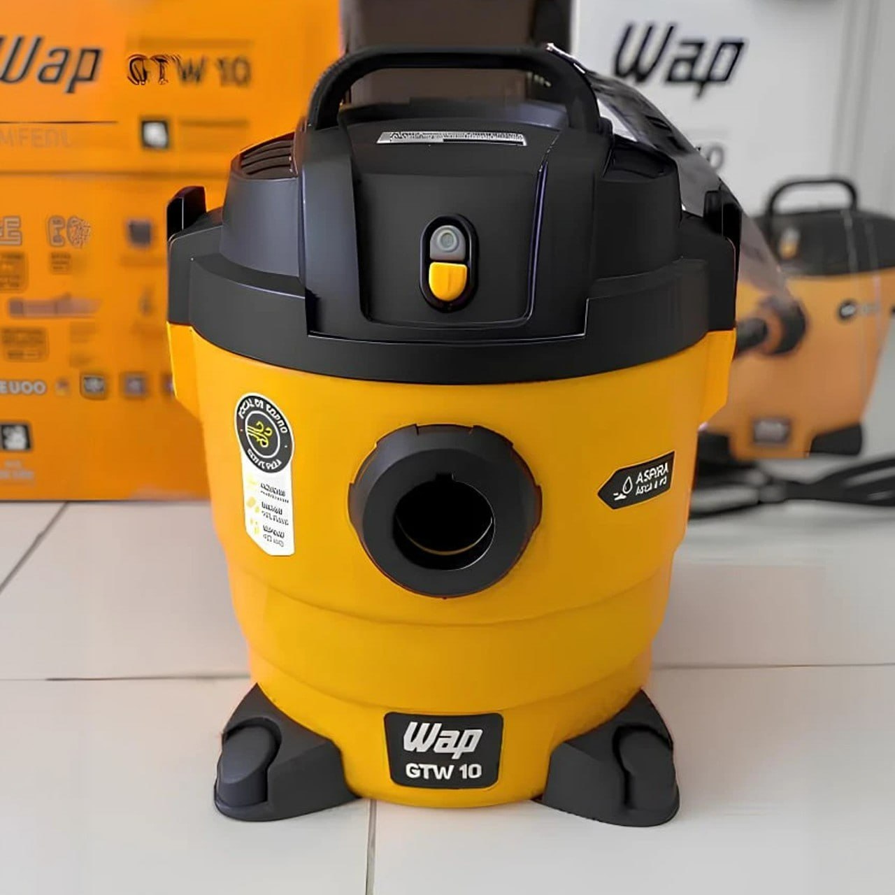 Aspirador de Pó e Água 10L WAP GTW 10 1400W com Bocal de Sopro