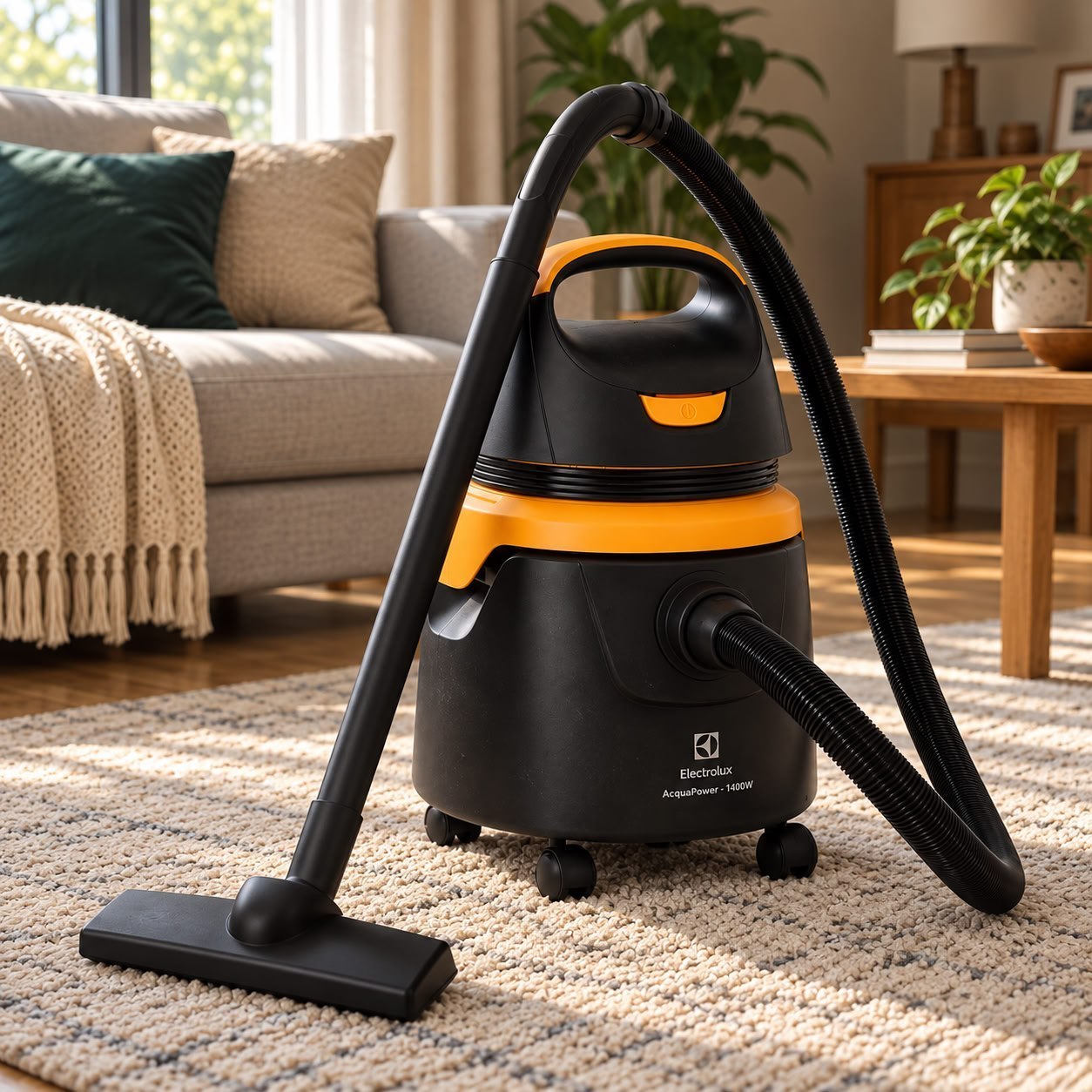 Aspirador de Pó e Água Electrolux Acqua Power 1400W 11L com Função Sopro, Rodas 360°, Alta S...