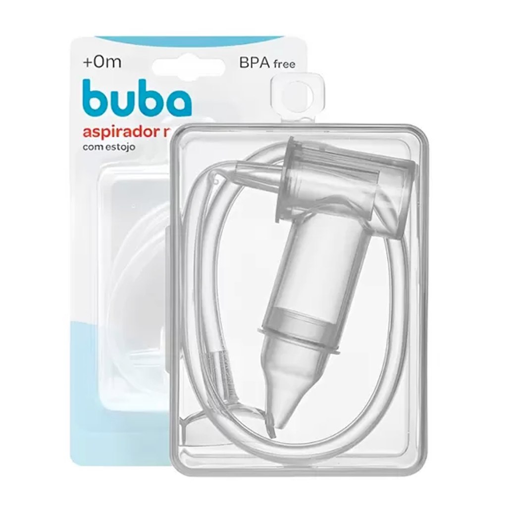 Aspirador Nasal Buba Infantil Com Ponta Com Estojo Sucção Com Ponta Original Buba