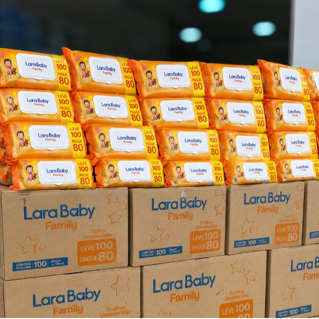 Até 500 Lenços/Toalhas Umedecida Higiene Bebe Promoção - Escolha a Quantidade
