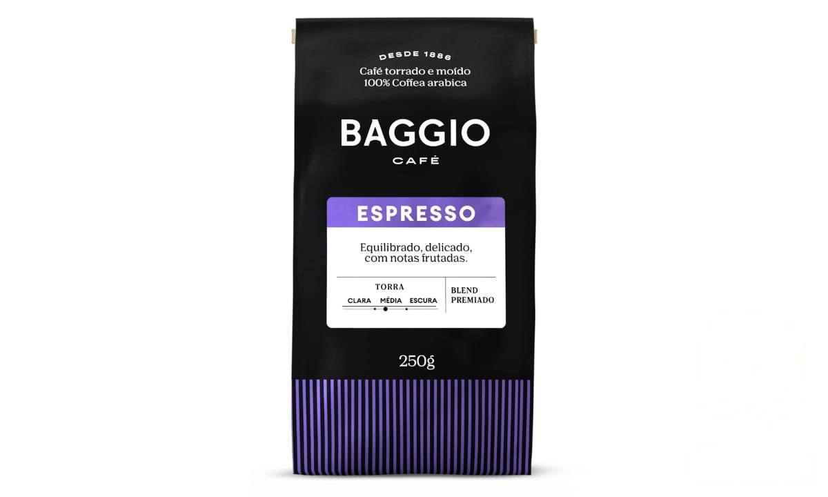 ➡️ BAGGIO CAFÉ - CAFÉ TORRADO E MOÍDO - BLEND PREMIADO - ESPRESSO 250G