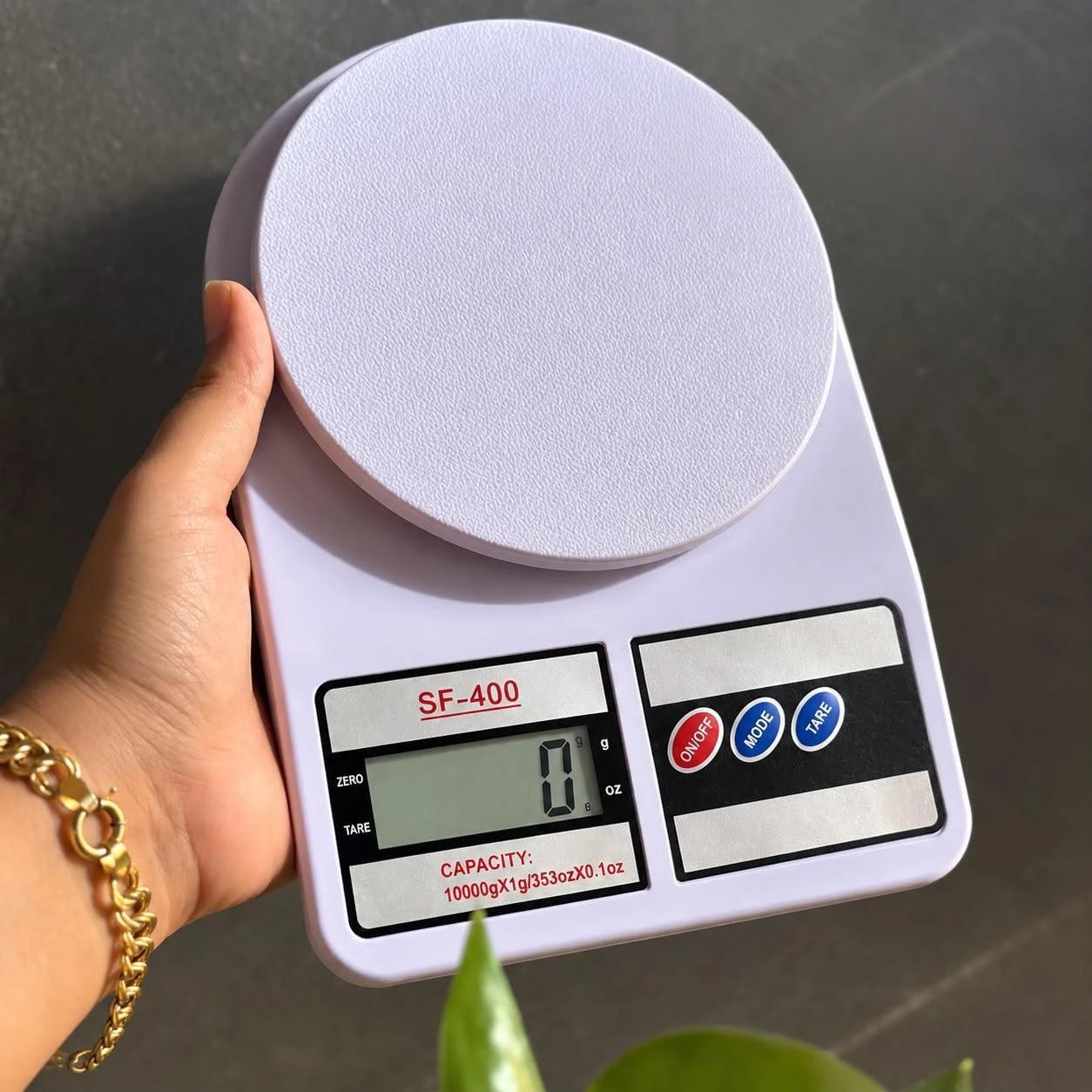 Balança de Cozinha Digital 10kg Precisão 1g Função Tara, Display LCD