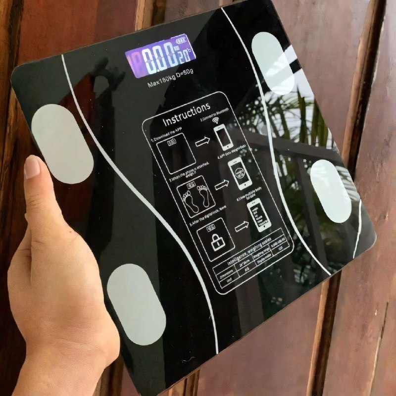 Balança Digital Bioimpedancia Bluetooth Corporal 180kg Cities To Go Saude Dieta Esporte*