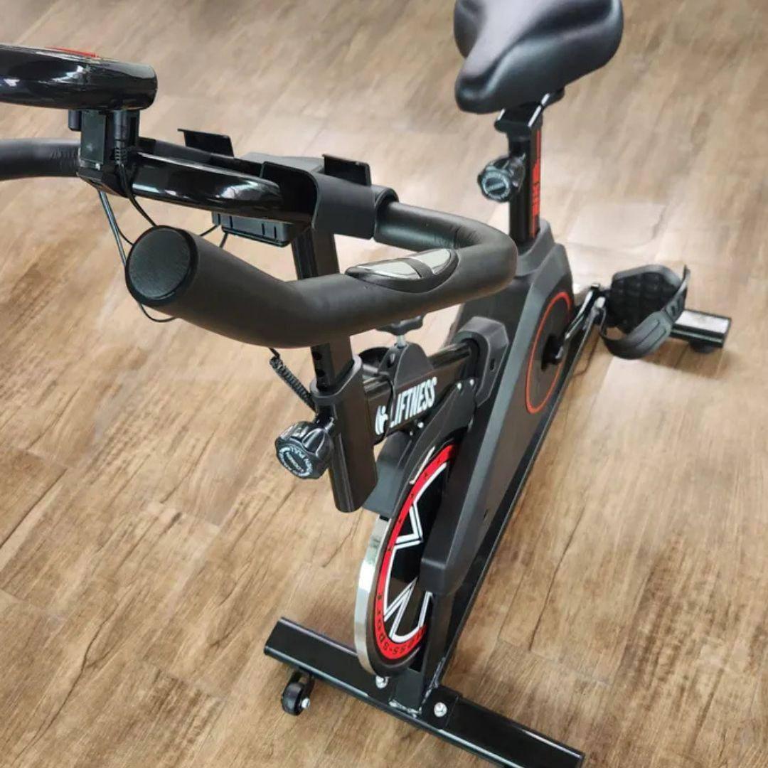 Bicicleta Ergométrica Spinning Semi Profissional Academia Bike Sport Fitness Preta