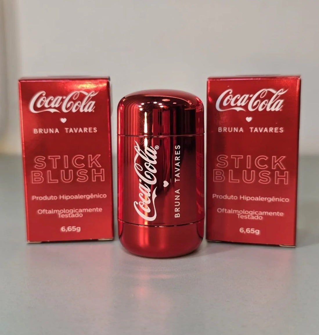Blush Stick - Bruna Tavares - Bt Coca Cola - Multifuncional Flush Vibes