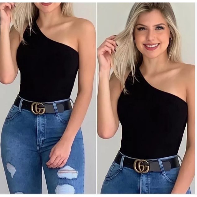 🔥 BODY FEMININO UM OMBRO SÓ MULA MANCA SUPLEX ZERO -TRANPARÊNCIA MODA BLOGUEIRA COM FORRO BO...