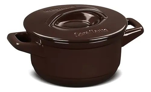 ➡️ Caçarola Duo 16cm 1100ml Chocolate Ceraflame