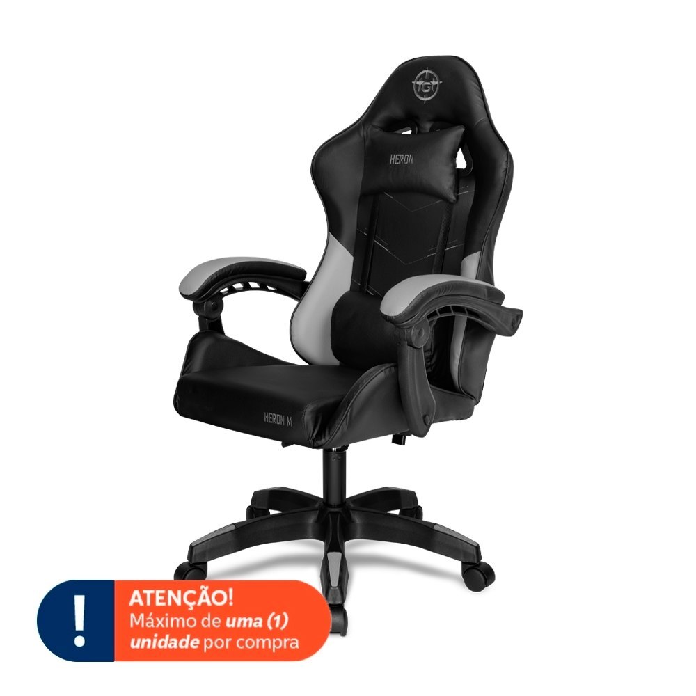 ⚠️ CADEIRA GAMER TGT HERON M, PRETO, TGT-HRM-BK02
