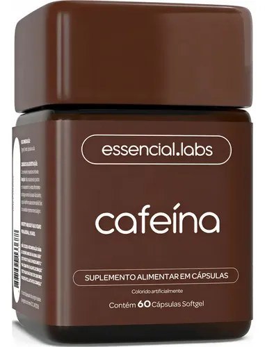 ➡️ Cafeína 100% Pura 200mg por Cápsula 60 Cápsulas Softgel Termogênico com Fórmula Concentra...