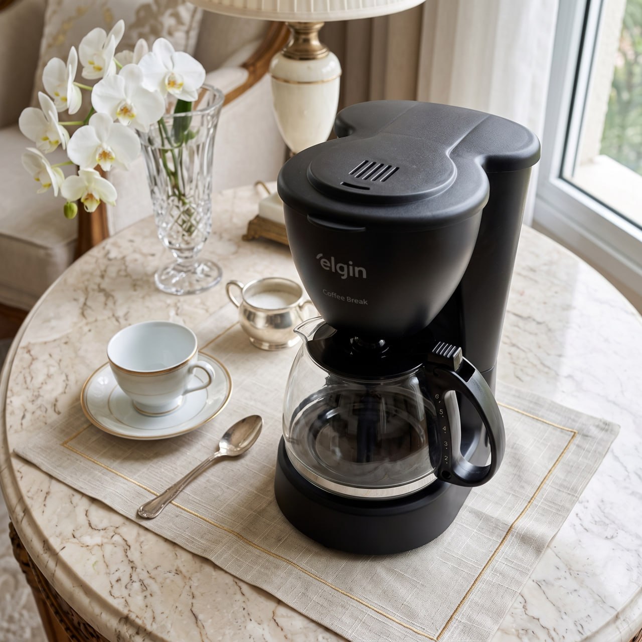 Cafeteira Elétrica 15 Xícaras Elgin Coffee Break Preta 220v