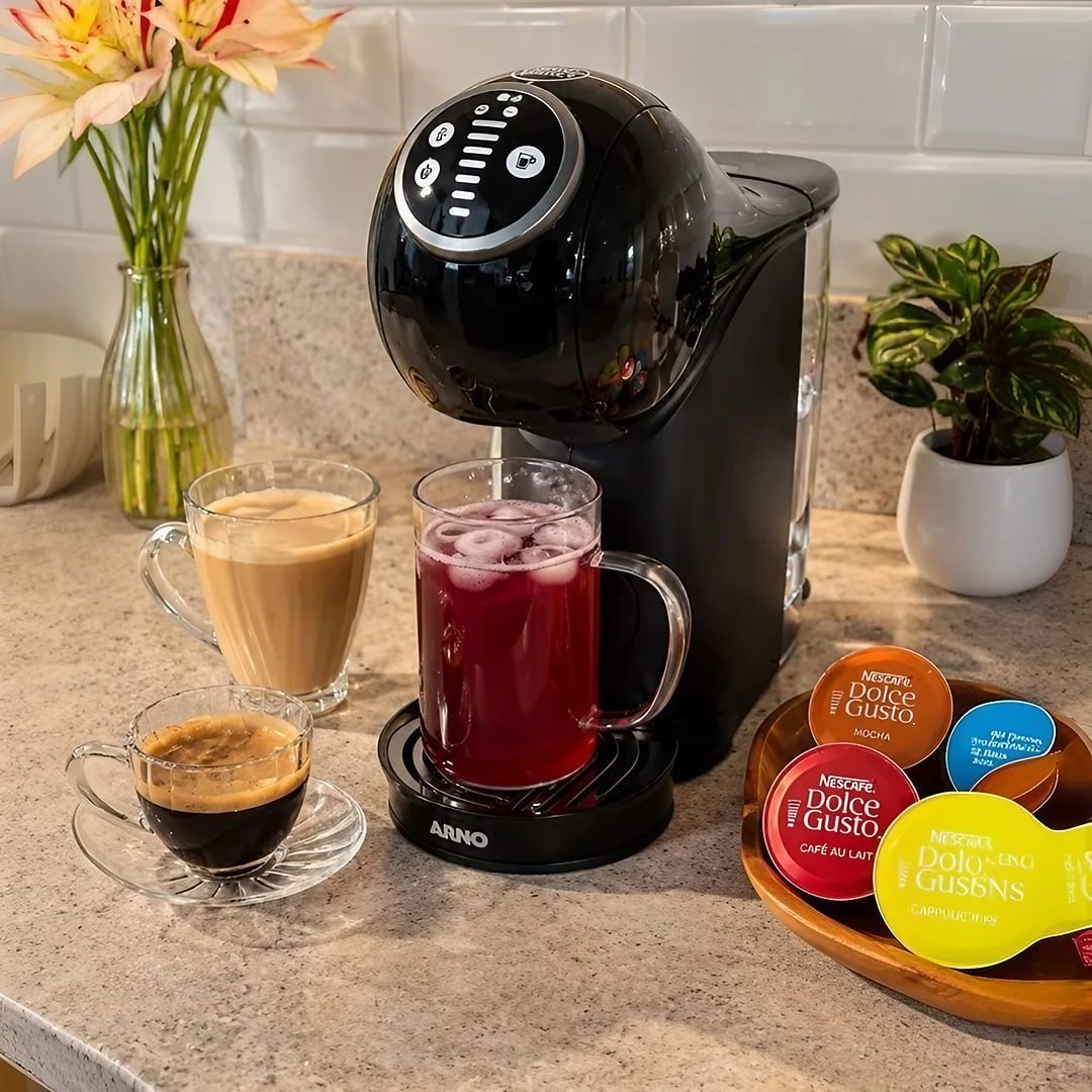 Cafeteira Nescafé Dolce Gusto Arno Genio S Plus Preta 110v