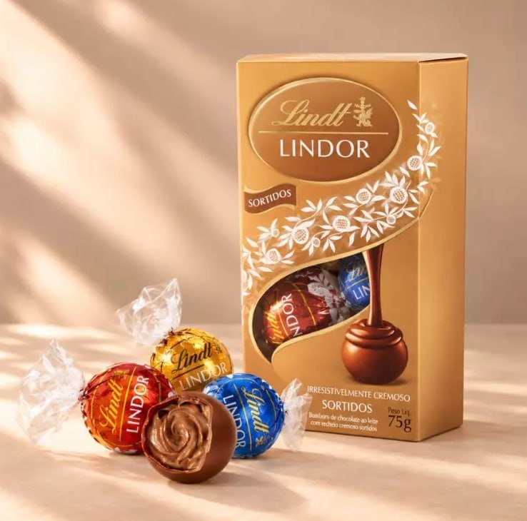 Caixa de Bombons Lindt Lindor Sortidos 75g