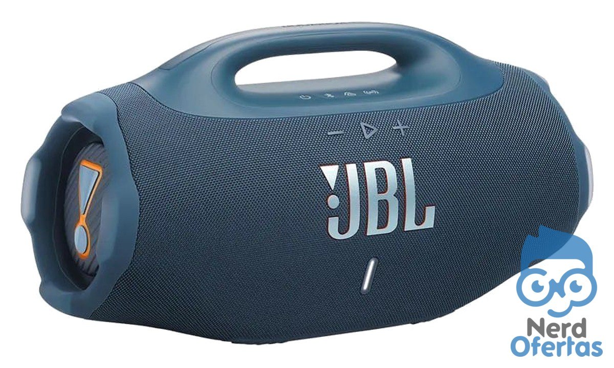 ➡️ CAIXA DE SOM BLUETOOTH JBL BOOMBOX 4, COM AURACAST, IP68 AZUL 28913918