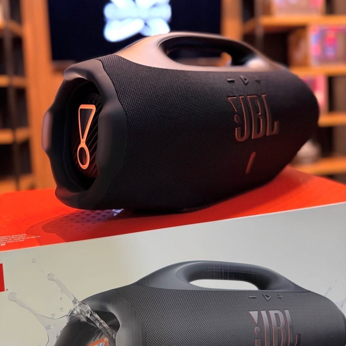 Caixa de Som JBL Boombox 4 210W Bluetooth IP68 Bateria 34h Preto