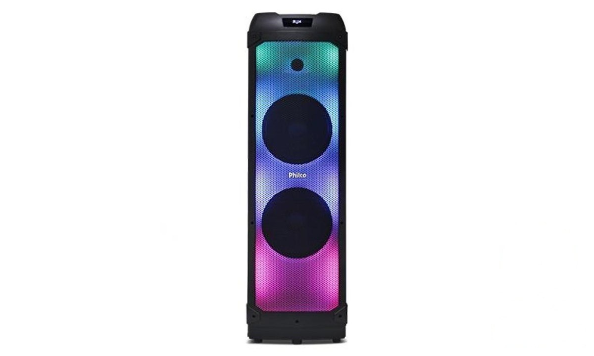 ⚠️ CAIXA DE SOM PHILCO EXTREME R$2400 W 2X WOOFER PCX22000 - BIVOLT
