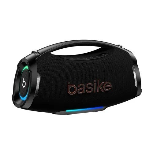 ⚠️ Caixa de Som Portátil Basike Bluetooth 200W Com Graves Reforçados e À Prova D'Água