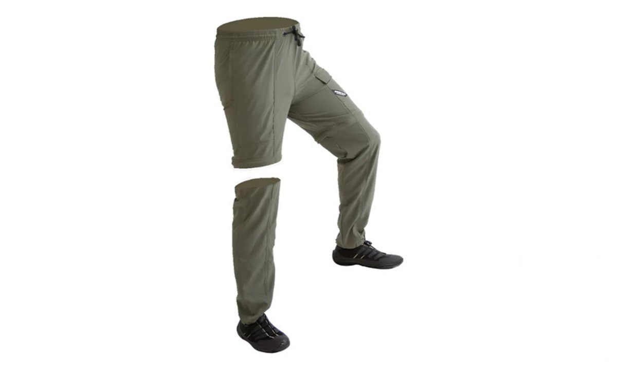 ➡️ Calça De Pesca Prot. S. Uv C/ziper Joelho Musgo - Mar Negro