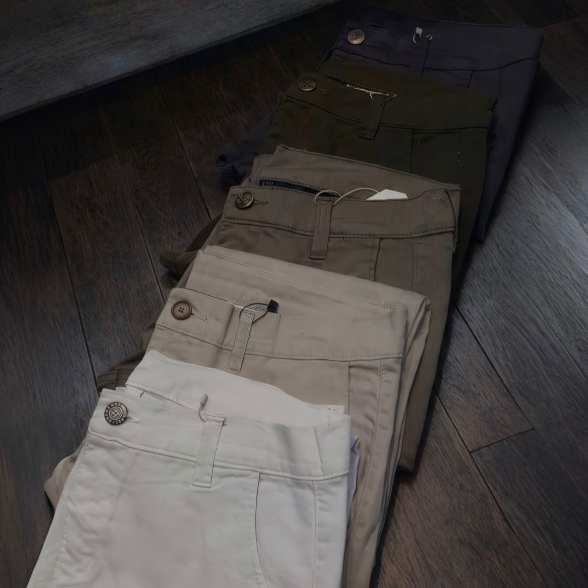 Calça Sarja Masculina Alfaiataria Bolso Faca Tradicional