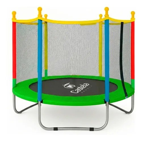 ⚠️ Cama Elástica Verde 140cm X 120 cm Até 80kg Castela