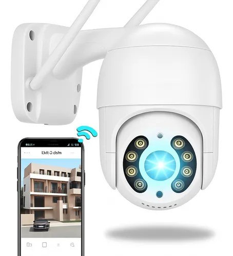 ➡️ Câmera Ip A8 App Icsee Infravermelho Prova D'água Externa Wifi Hd Cor Branco