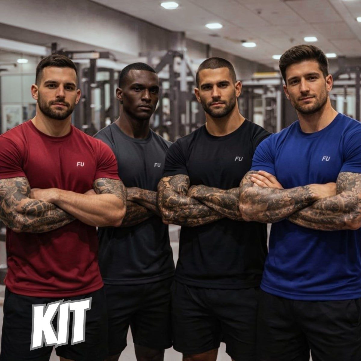 Camisa Dry Fit Kit Com 4 Academia Treino Corrida Premium