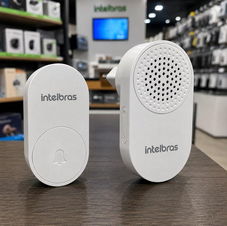 Campainha Cik 102 Sem Fio Sem Bateria Branco Intelbras