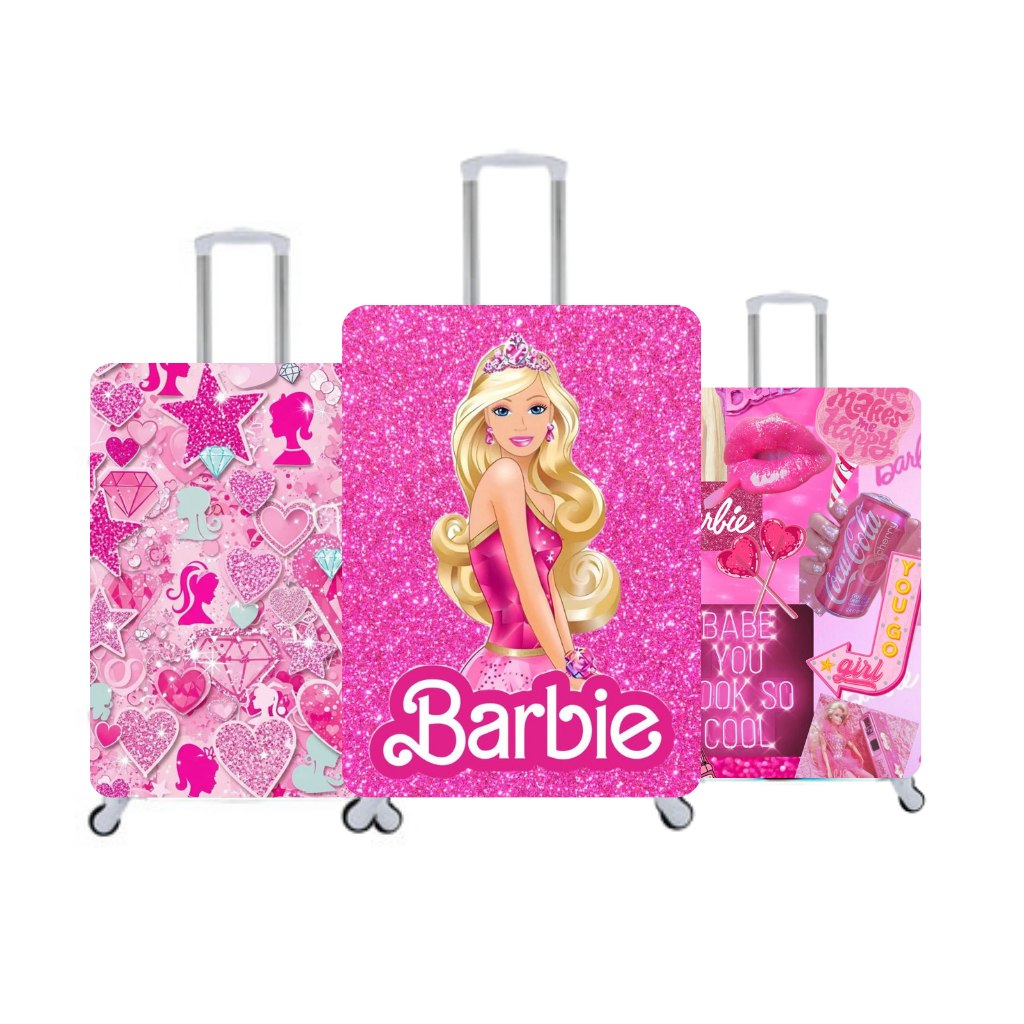 Capa de Mala Personalizada Barbie Estilo e Proteção Para Suas Viagens
