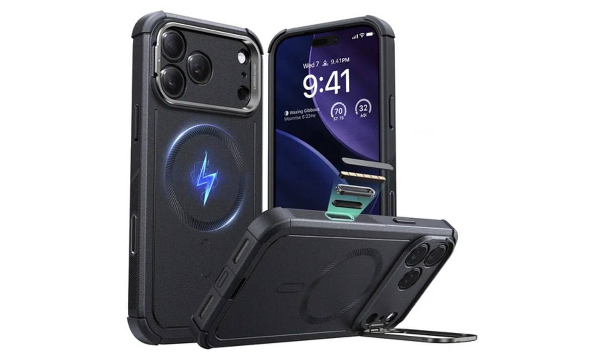 ➡️ Capa ESR para iPhone 17 Pro Cyber Armor Camera Control preta