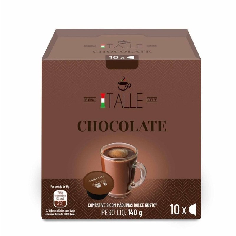 ➡️ CÁPSULA DOLCE GUSTO CHOCOLATE CAFÉ ITALLE 10 UND