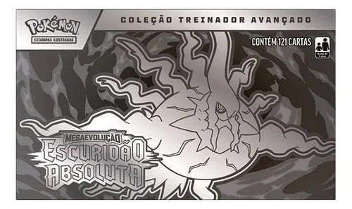 ⚠️ Cartas Pokémon Coleção Escuridão Absoluta Treinador Avançado 121 Cards Copag