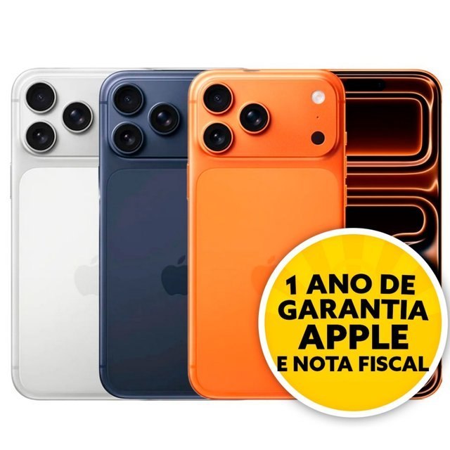 ➡️ CELULAR IPHONE 17 PRO MAX 256GB 5G DUAL E-SIM LACRADO ORIGINAL 1 ANO DE GARANTIA