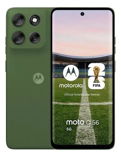 ➡️ Celular Motorola Moto G56 256Gb + 12Gb Ram 5g Dual Sim Green