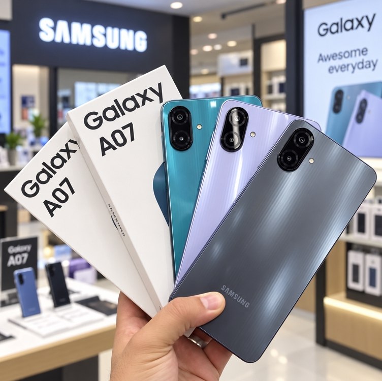 Celular Samsung Galaxy A07 128gb 4gb Tela Grande