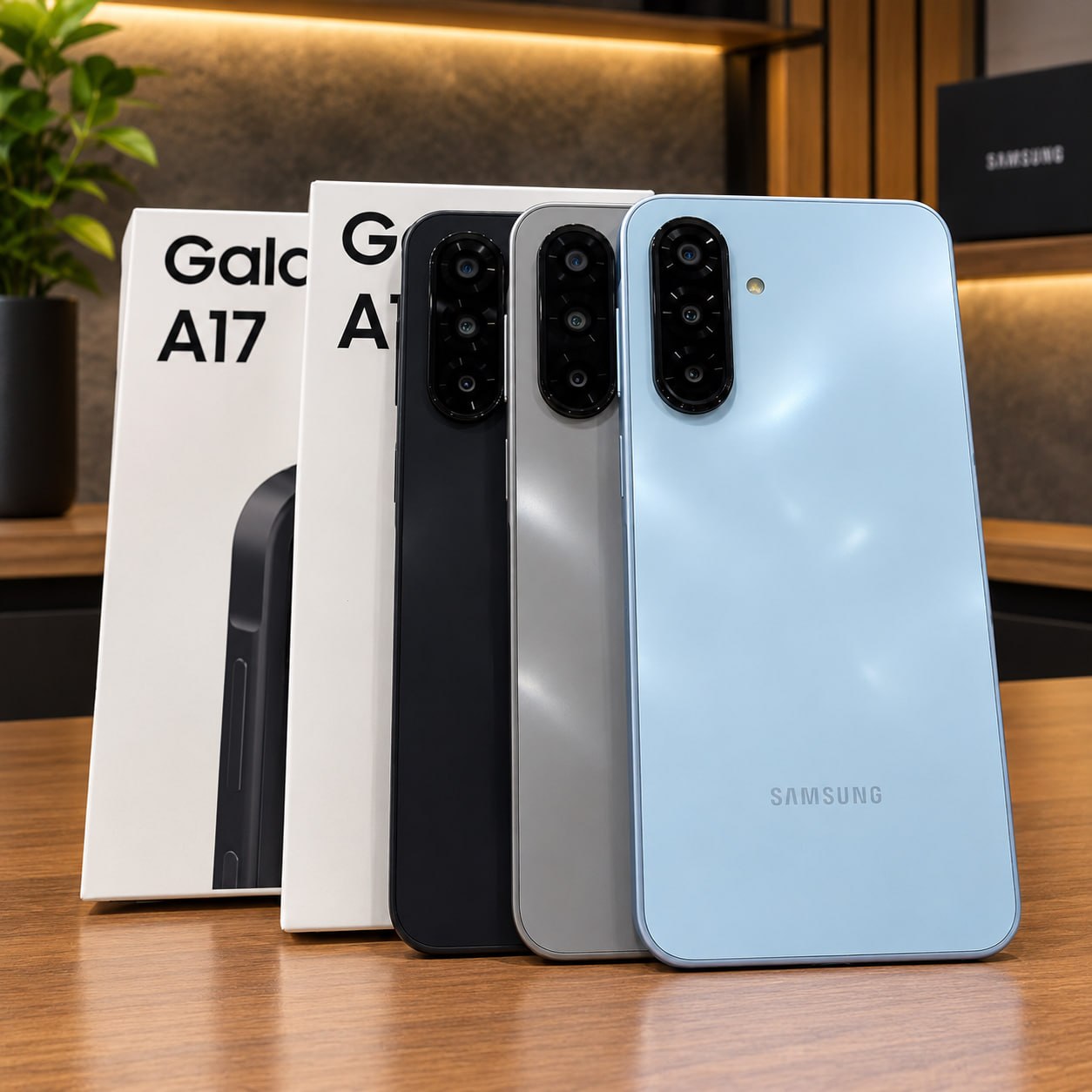 Celular Samsung Galaxy A17 Com Ia, 128gb, 4gb Ram, Câm De 50mp, Tela De 6.7", Nfc, Ip54 - Preto