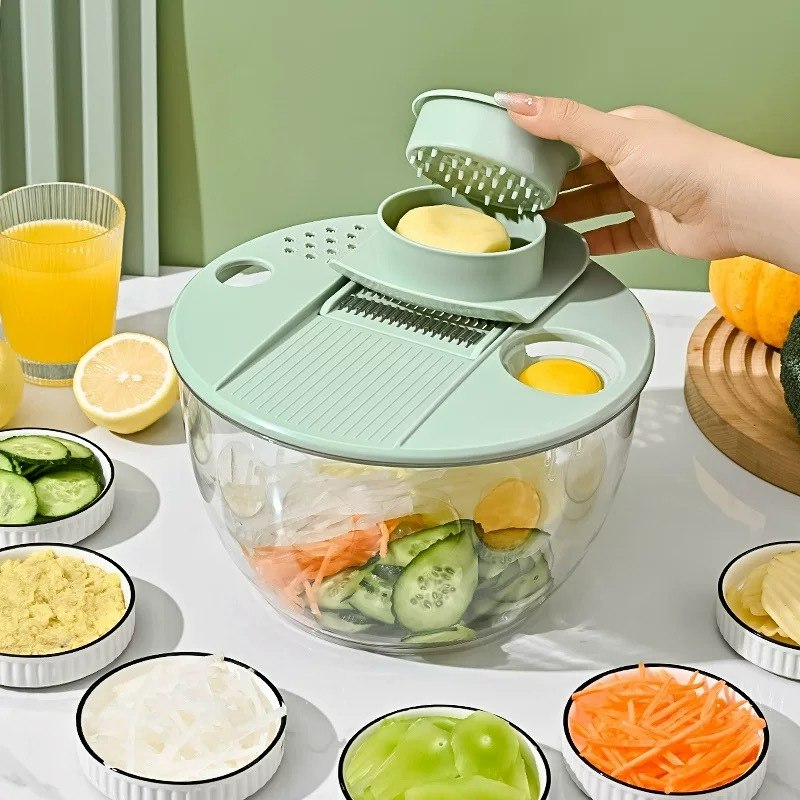 🔥 CENTRÍFUGA SALADA DE 5 LITRO SECA VERDURAS MANUAL SECADOR COM TRAVAS